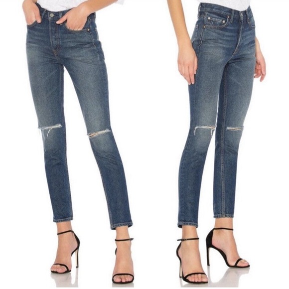 GRLFRND Karolina Jeans in Jovi Torn Knees 24 - Picture 2 of 6